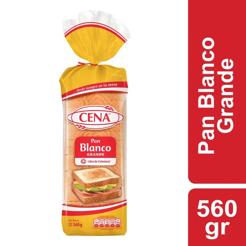 Imagen de Pan de Molde Blanco Cena 500gr