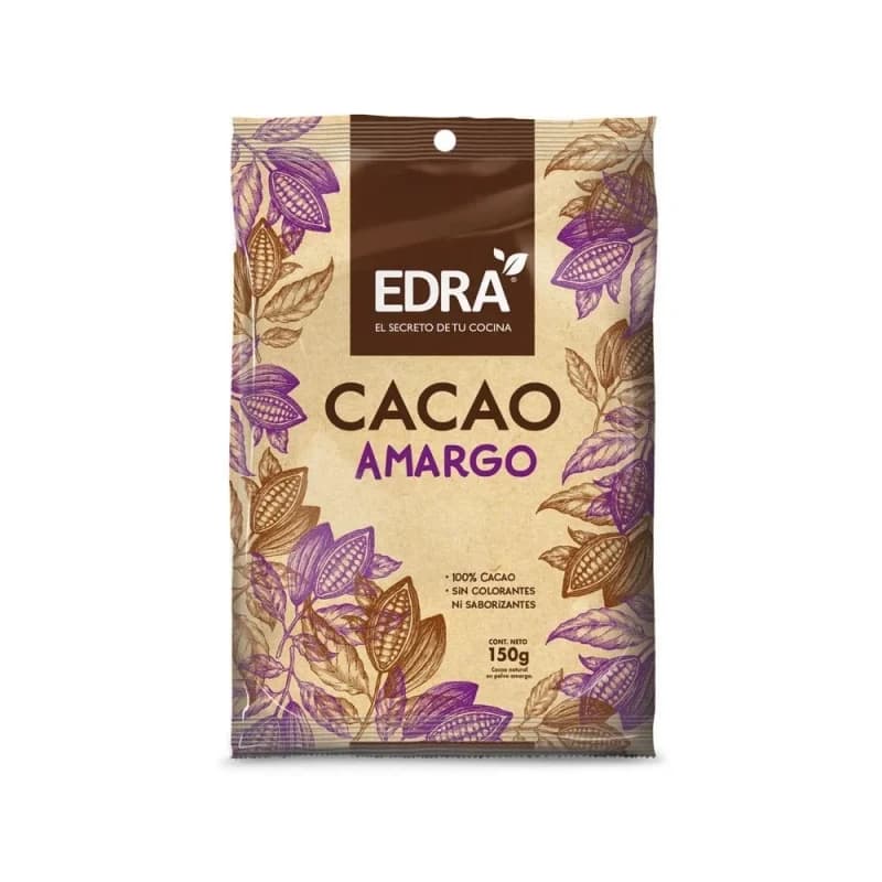 Imagen de Cacao Amargo Edra 150gr.
