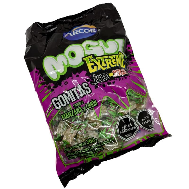 Imagen de Mogul Extreme Acido-Dulce Gomitas Mnza-Lmon 360g
