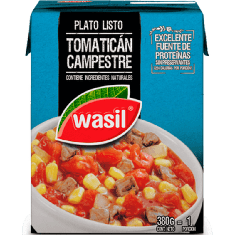 Imagen de Tomaticán Campestre Wasil 380gr