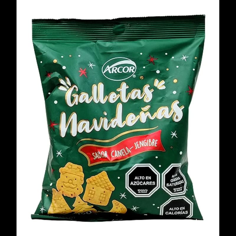 Imagen de Galletas Navideñas Canela-Jengibre Arcor 150g