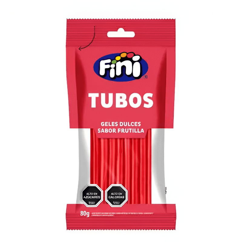 Imagen de Tubos Fini Sabor Frutilla 80gr