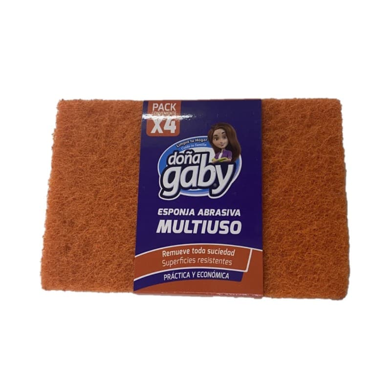 Imagen de Esponja Lisa 4x2 Abrasiva Multi. Doña Gaby