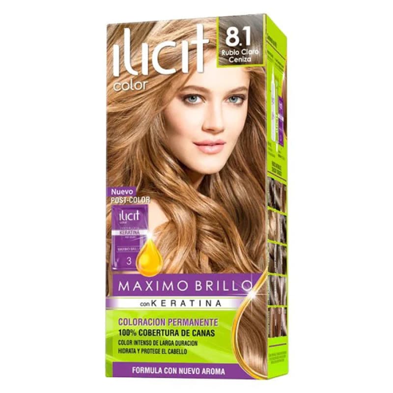 Imagen de Ilicit Color 8.1 Rubio Claro Ceniza
