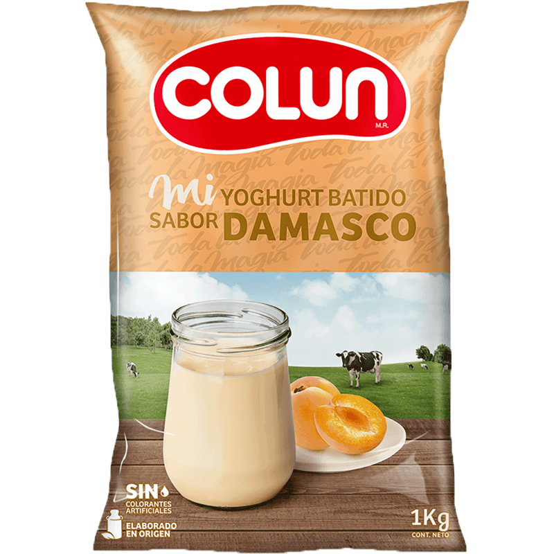 Imagen de Yoghurt Batido Colun Damasco 1 kg