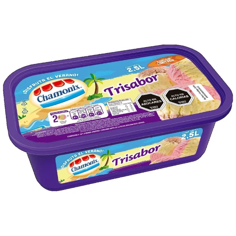 Imagen de Helado Trisabor Chamonix 2.5lt