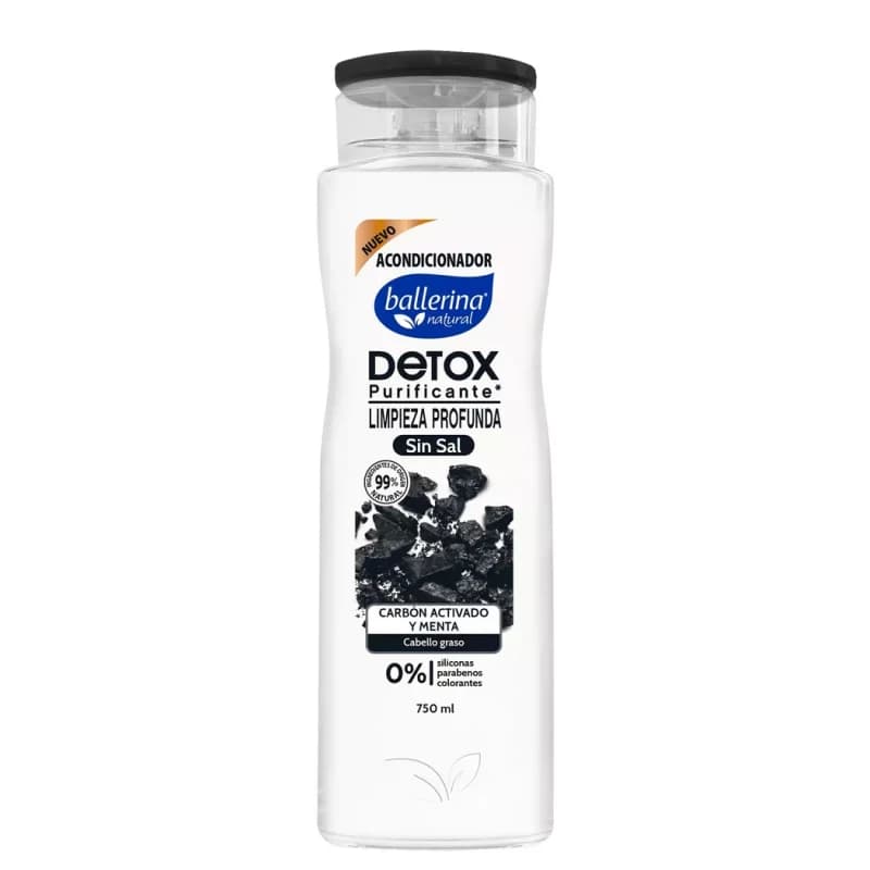Imagen de Acondicionador Ballerina Detox Carbón Activado y Menta 720ml