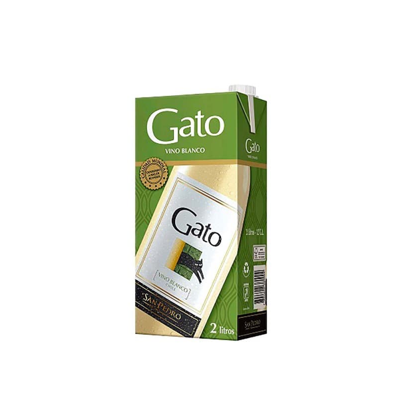Imagen de Vino Gato Blanco Tetra 2Lt.