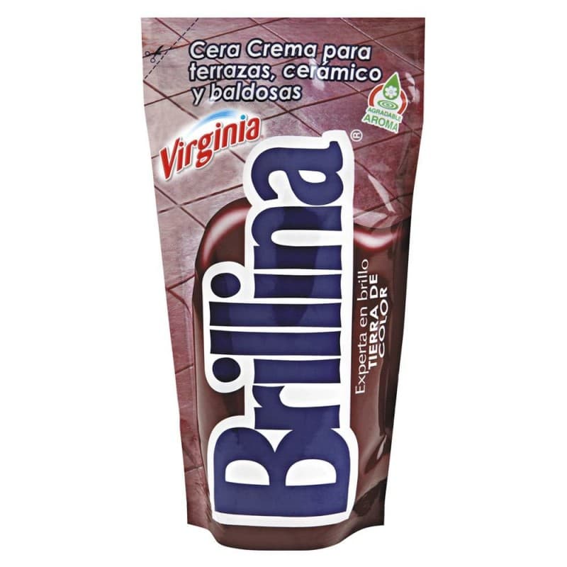 Imagen de Cera en Crema Brillina Tierra Color 340ml