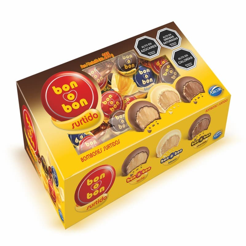 Imagen de Caja Bon o Bon Arcor surtidos 255gr