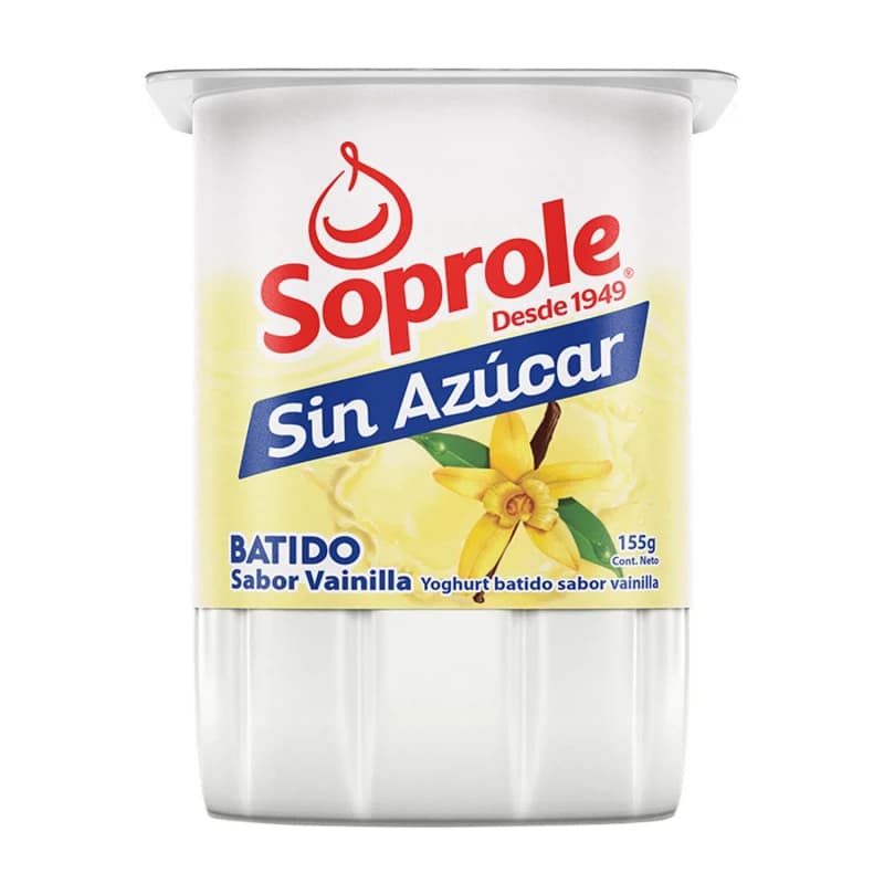 Imagen de Yogurt sin Azucar Vainilla Soprole 155g
