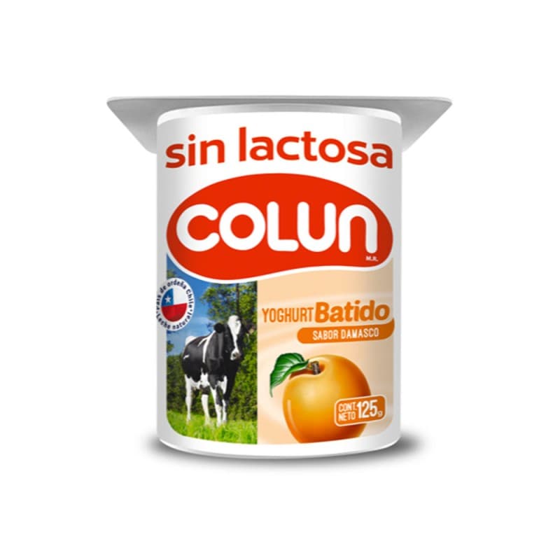 Imagen de Yogurt Colun sin Lactosa Damasco 125gr