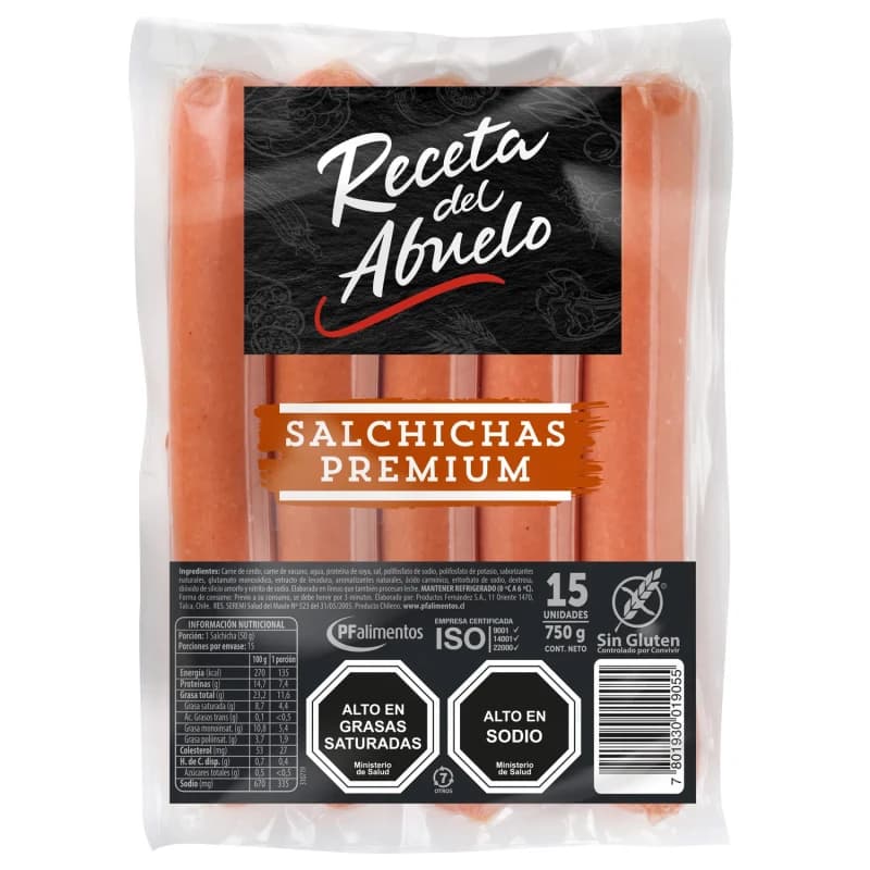 Imagen de Salchichas Premium RDA 750g