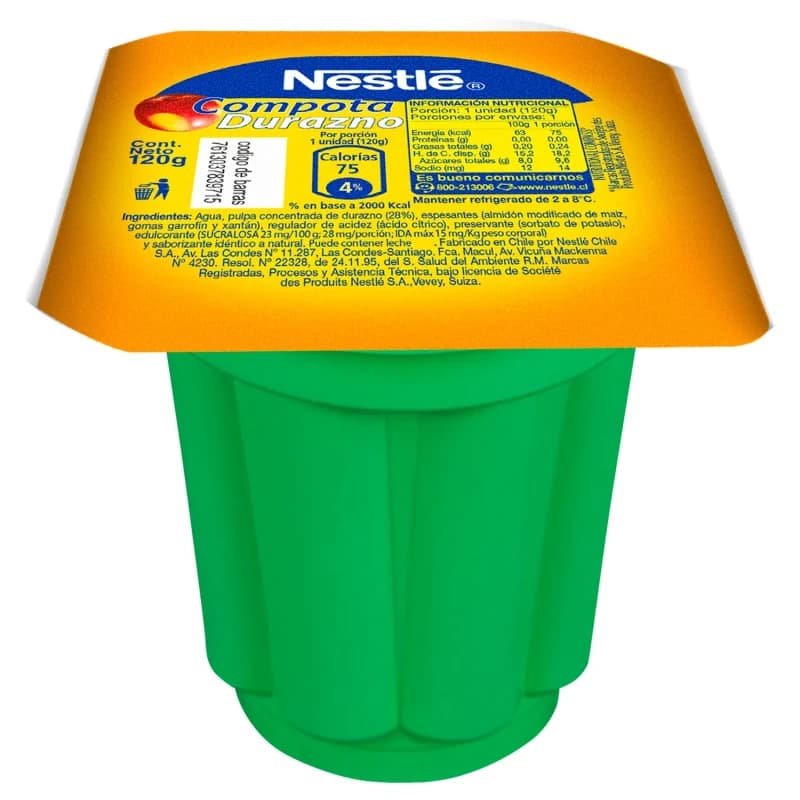 Imagen de Compota Nestle Durazno 120gr