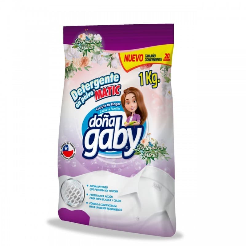 Imagen de Detergente en Polvo Floral D. Gaby 1Kg