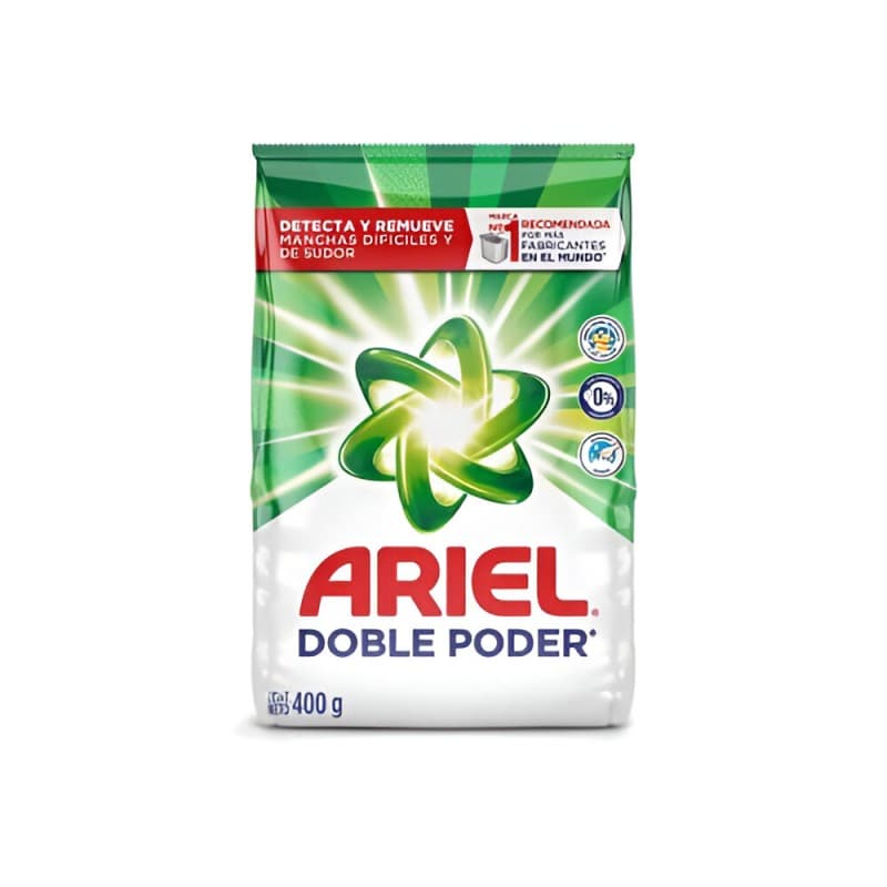Imagen de Detergente Ariel Doble Poder 400gr