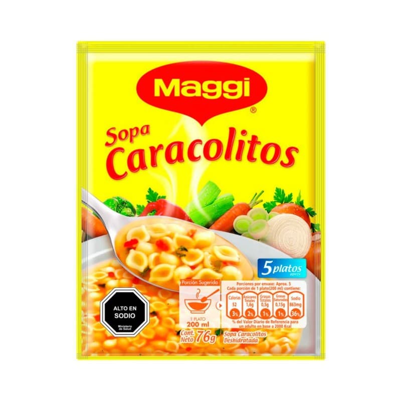 Imagen de Sopa Maggi de Caracolitos 76g