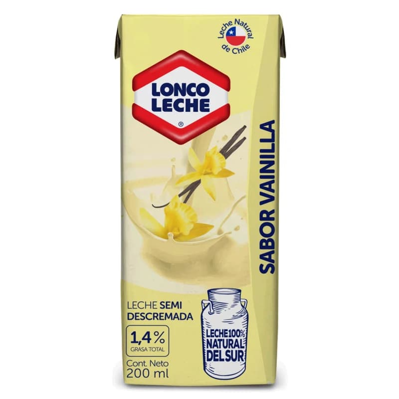 Imagen de Lonco Leche Semidescremada Vainilla 200ml