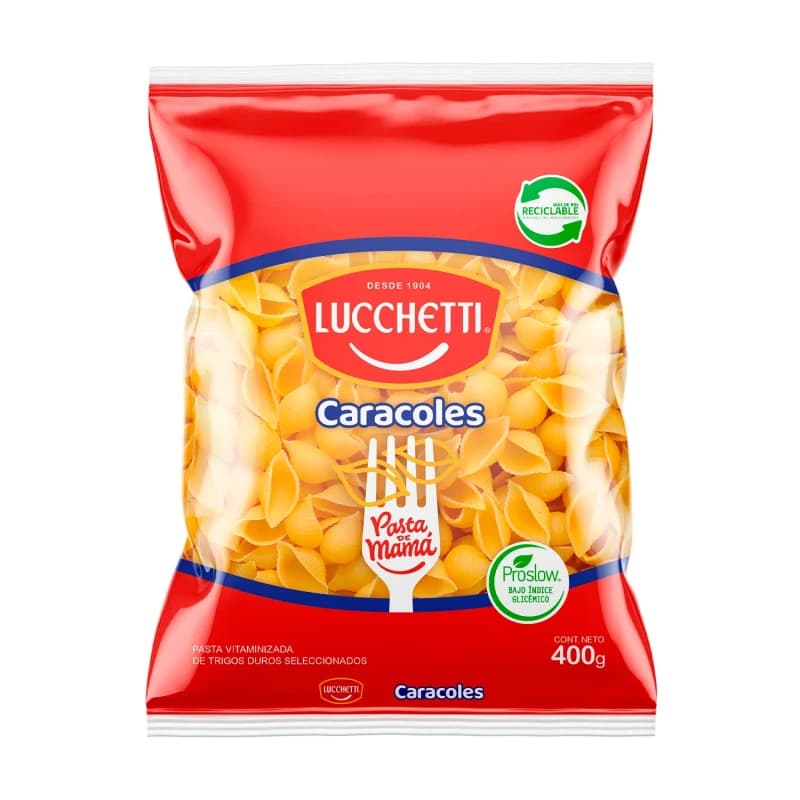 Imagen de Caracoles 36 Lucchetti 400g