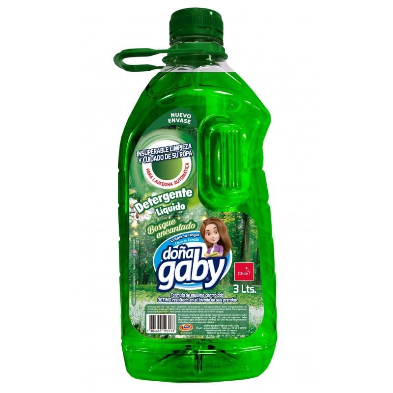 Imagen de Detergente Bosque Encantado D. Gaby Liquido 3Lts