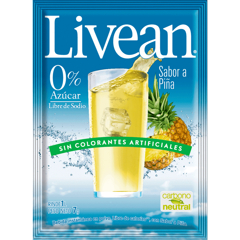 Imagen de Jugo en Polvo Livean Piña 7g