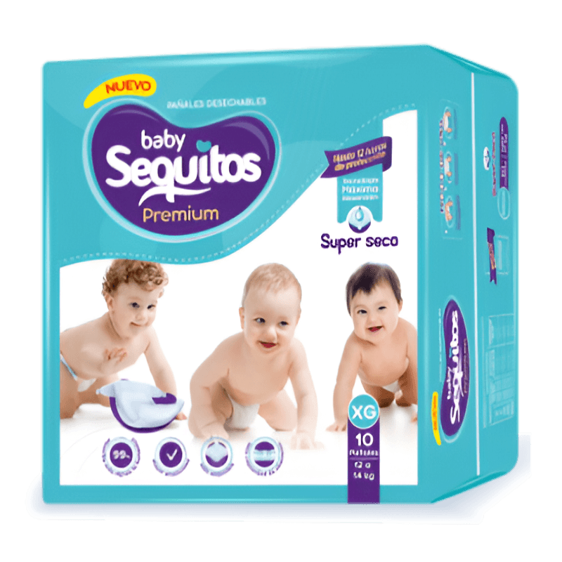 Imagen de Baby Sequitos Premium XXG X10 Pañales
