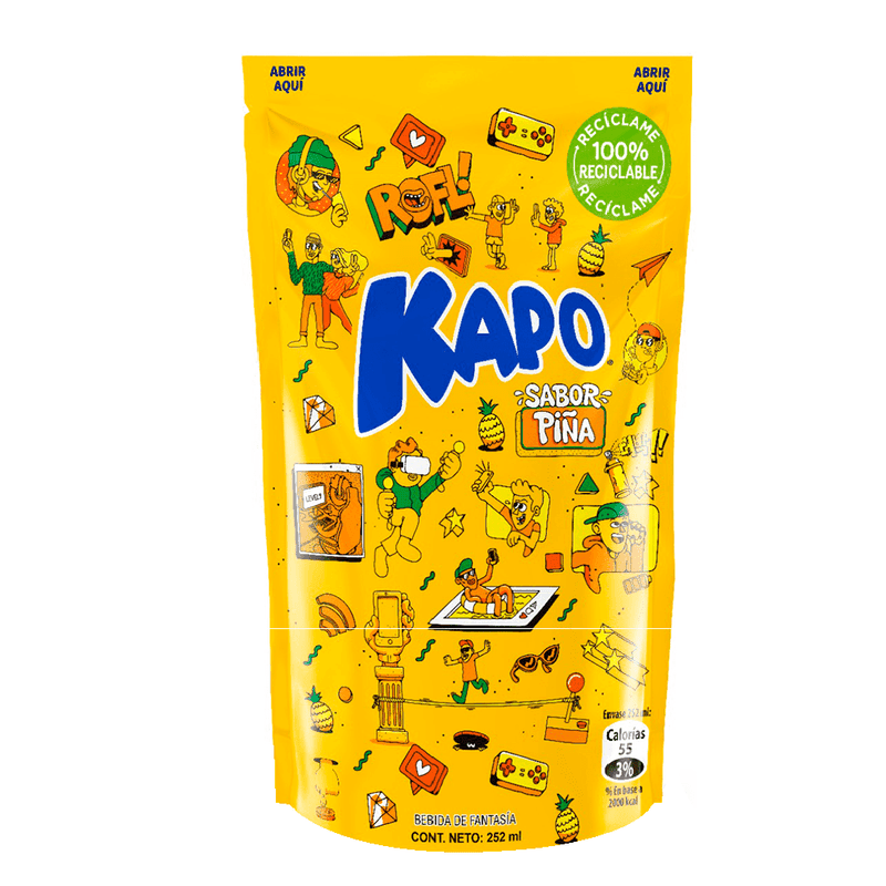 Imagen de Kapo Sobor piña 252ml.