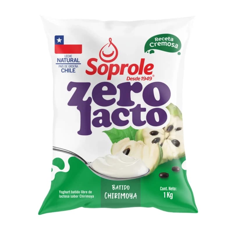 Imagen de Yogurt Zerolacto Bolsa Chirimoya 1kg