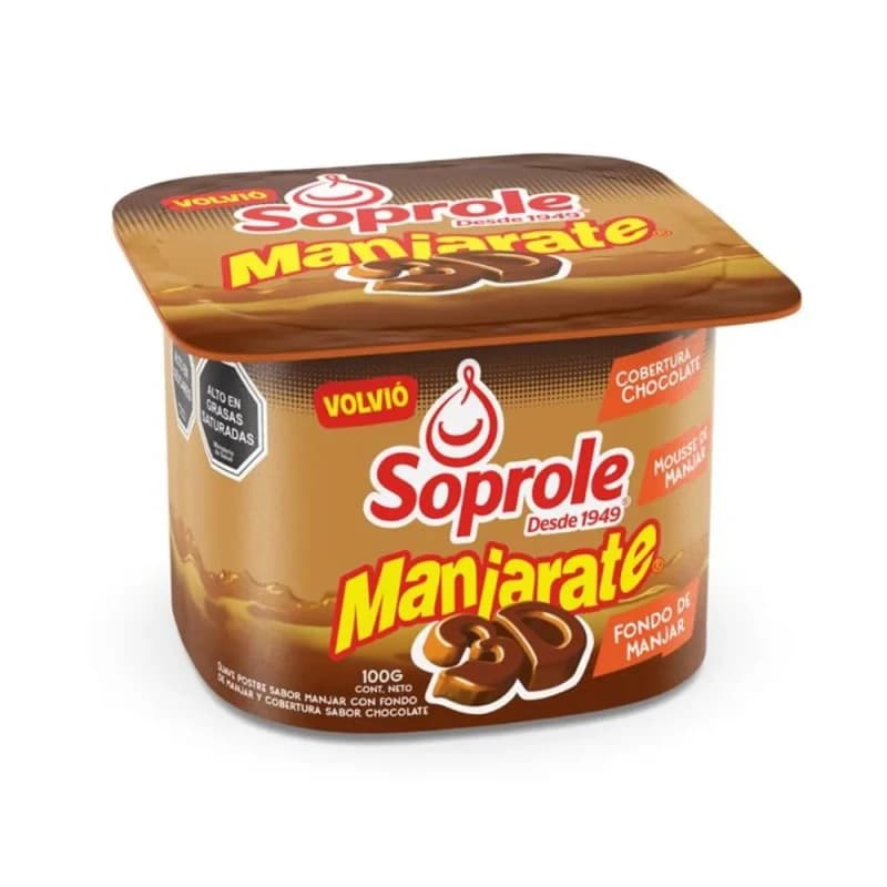 Imagen de Manjarate Soprole Fondo de Manjar 100gr