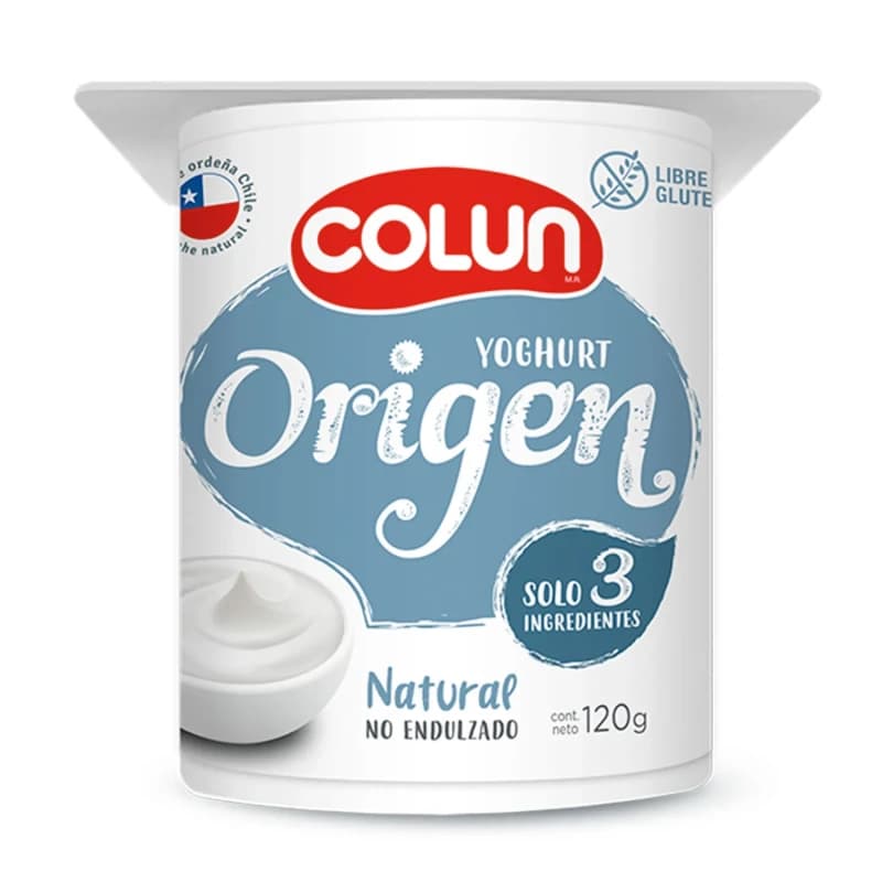 Imagen de Colun Origen Yoghurt Natural 120g