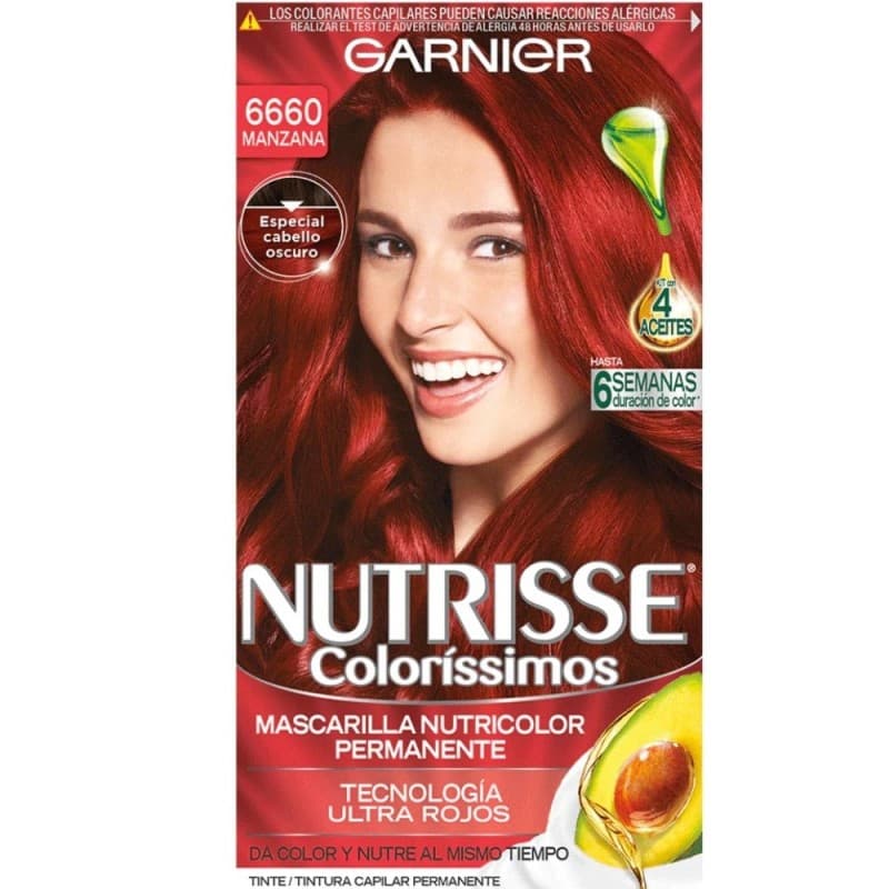 Imagen de Tintura garnier 6.6 rojo intenso 67.5ml