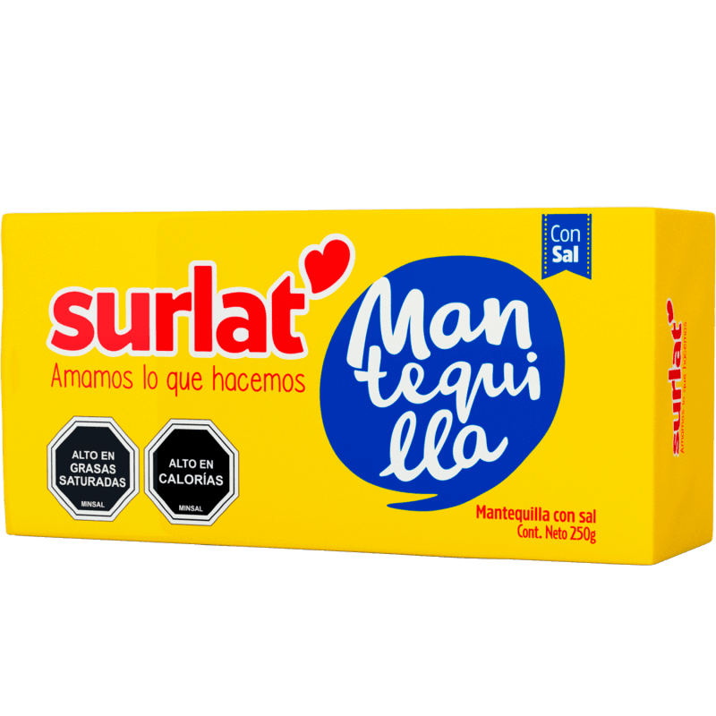 Imagen de Mantequilla Surlat con sal 250gr.