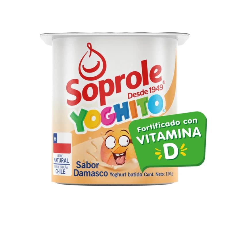 Imagen de Yoghito Soprole Damasco 120g