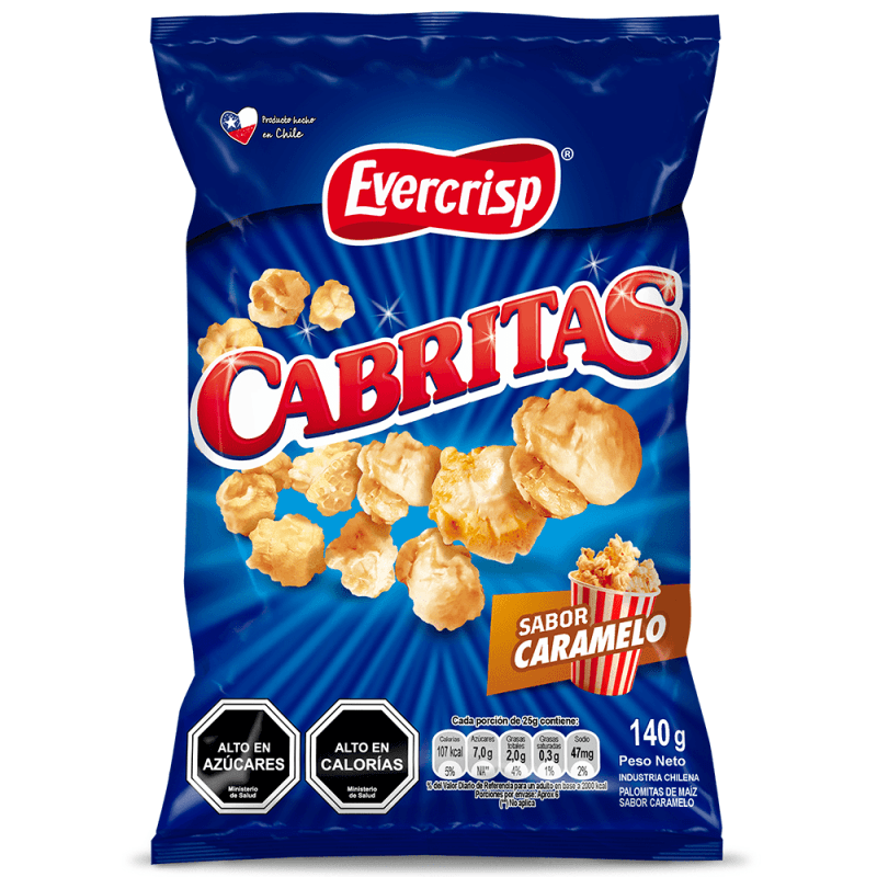 Imagen de Cabritas Evercrisp Caramelo 140g