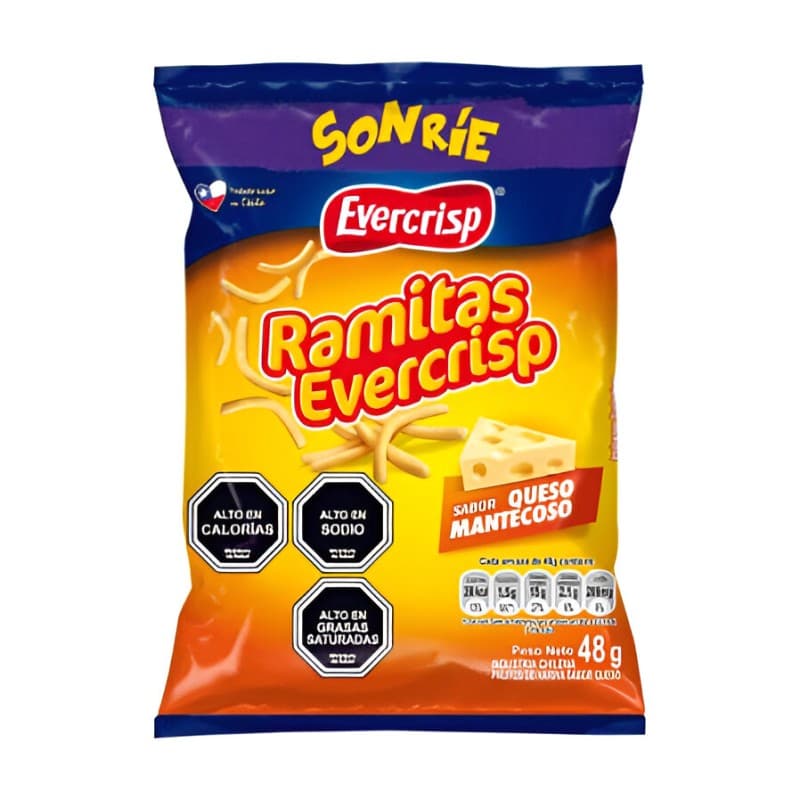 Imagen de Ramitas Evercrisp Queso 48gr.