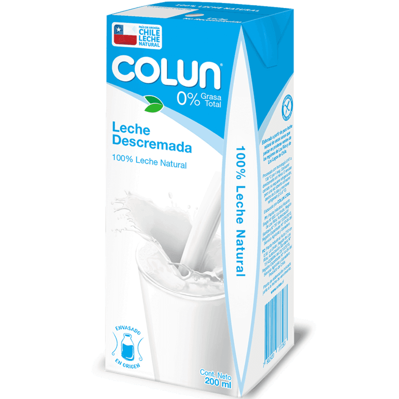 Imagen de Leche Descremada Colun 200ml