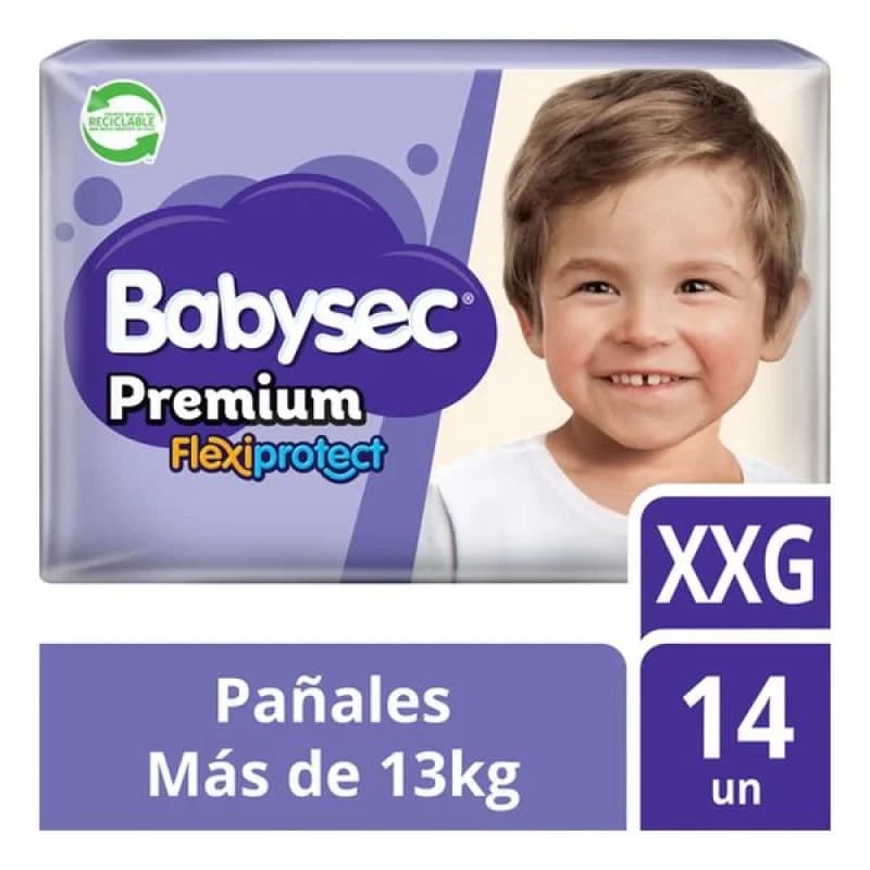 Imagen de P-Babysec Premium XXG x 14Und.