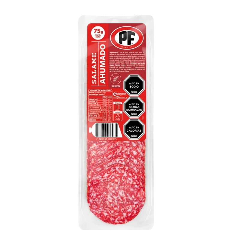 Imagen de Salame Ahumado PF 75g