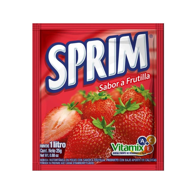 Imagen de Jugo Sprim Frutilla 25gr.