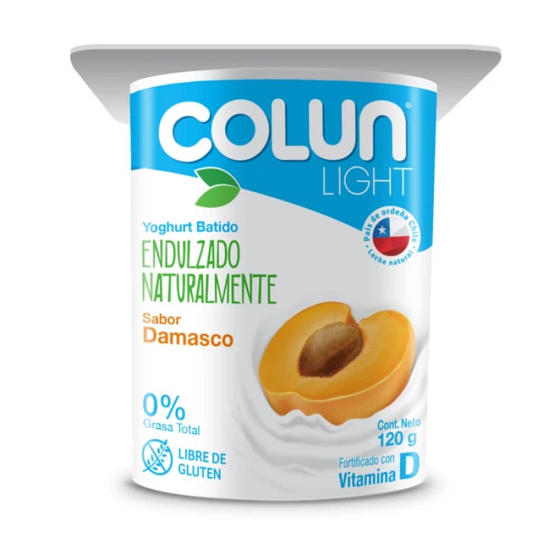 Imagen de Yogurt Colun Endul/Natu. Damasco 120g