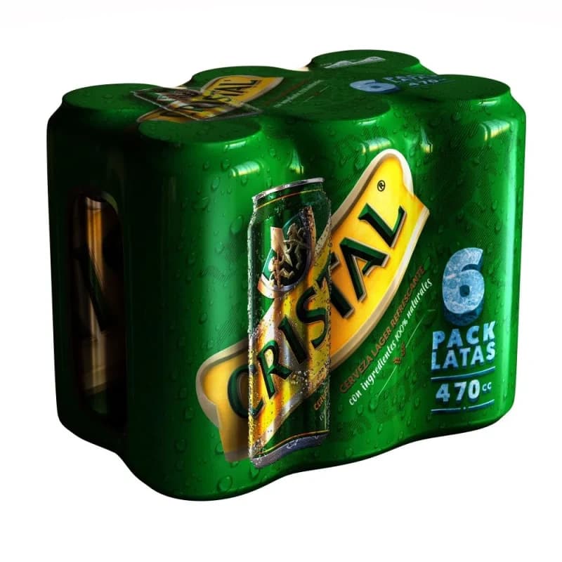 Imagen de Six Pack Cerveza Cristal Orígenes 470cc