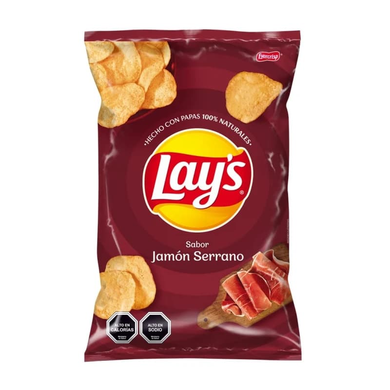 Imagen de Papas Lays Jamon Serrano 200g