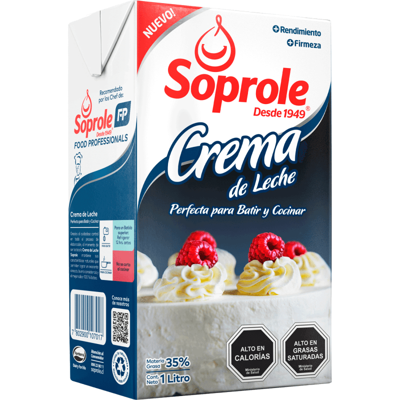 Imagen de Crema de Leche Soprole 1lt