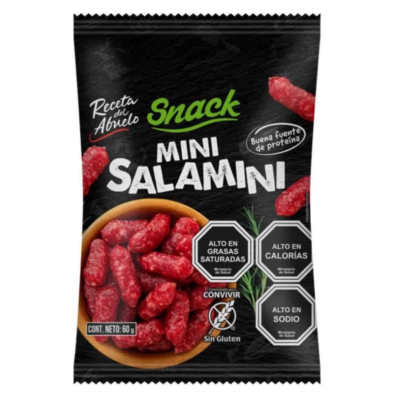 Imagen de Snack Mini Salamini RDA 60gr