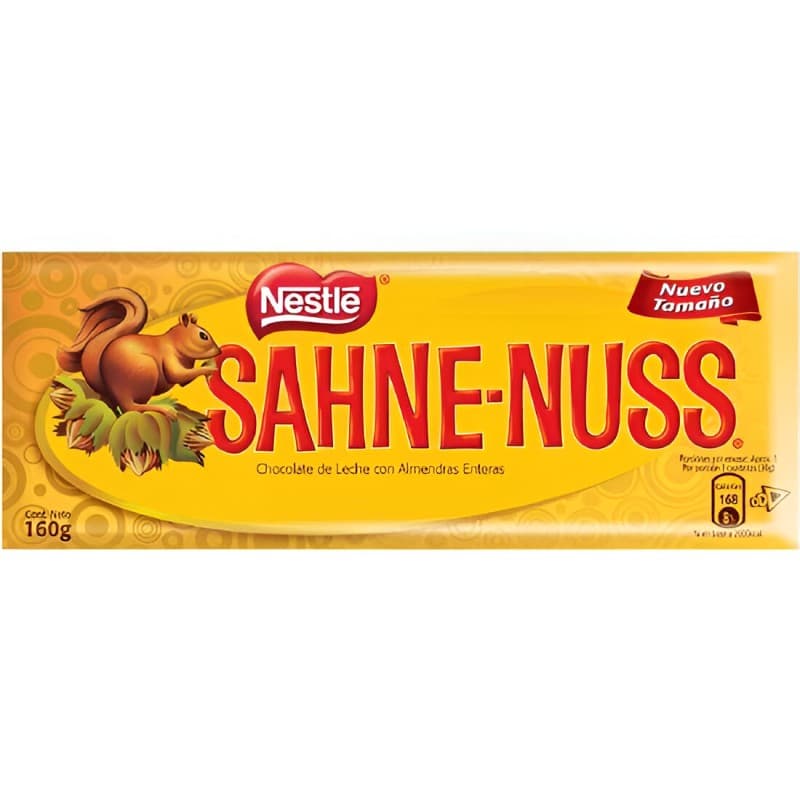 Imagen de Chocolate Sahne-Nuss Nestle 160gr.