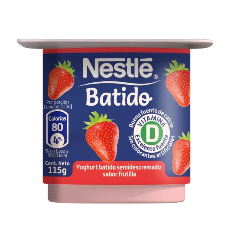 Imagen de Yogurt Batido Nestle Frutilla 115gr.