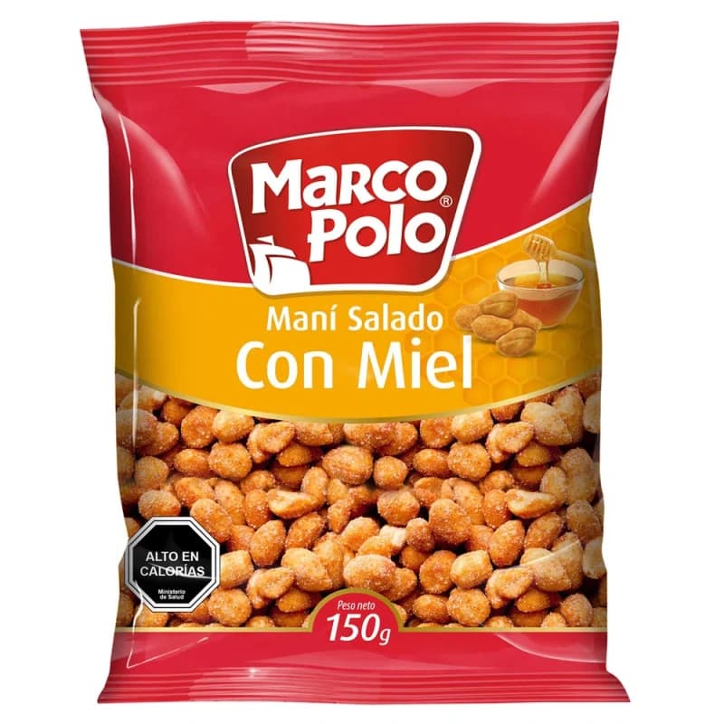 Imagen de Maní Salado C/Miel Marco Polo 150gr