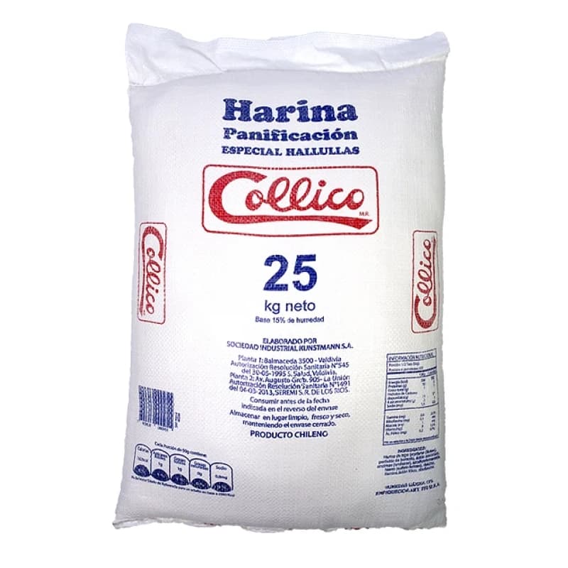 Imagen de Harina Panificación Collico 25kg