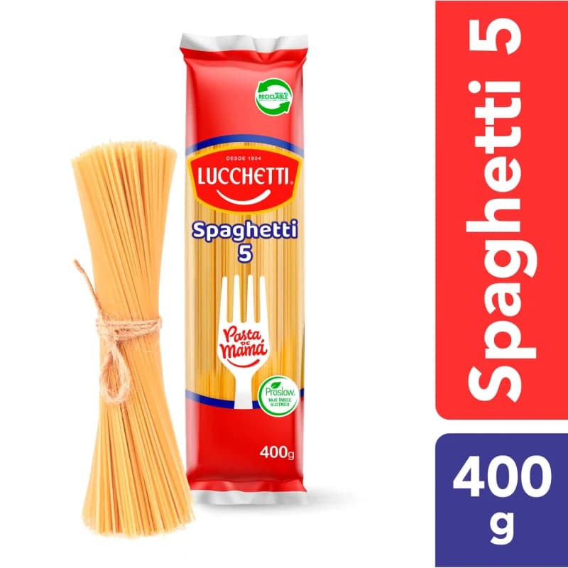 Imagen de Spaghetti 5 Lucchetti 400g