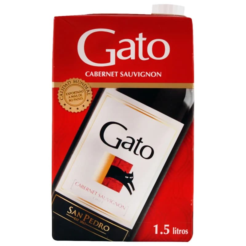 Imagen de Vino Gato Cabernet Sauvignon Caja 1.5lt